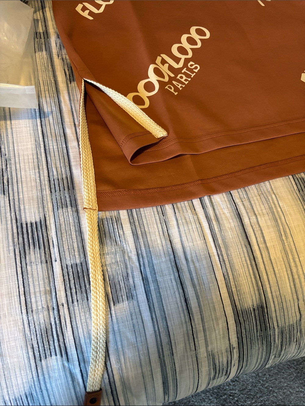 Rust Logo Mini Dress - Picture 8 of 9